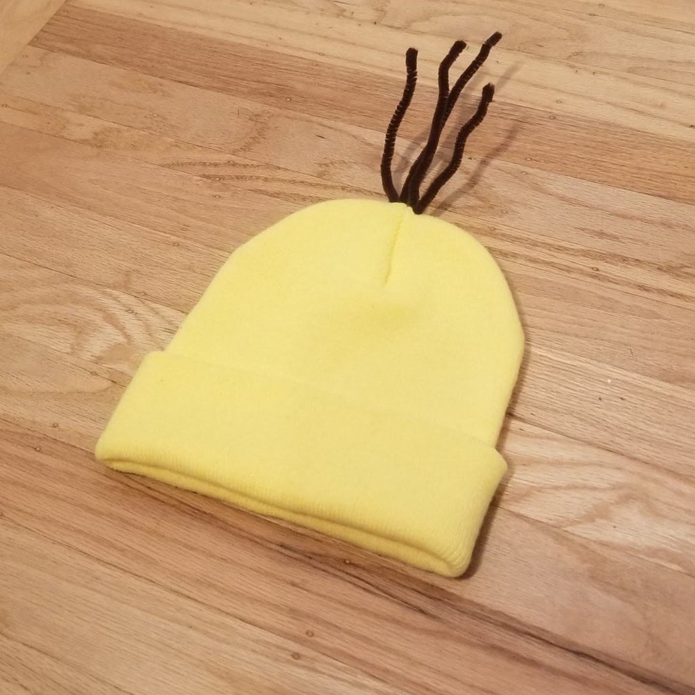 Halloween Minion Beanie / Yellow Beanie